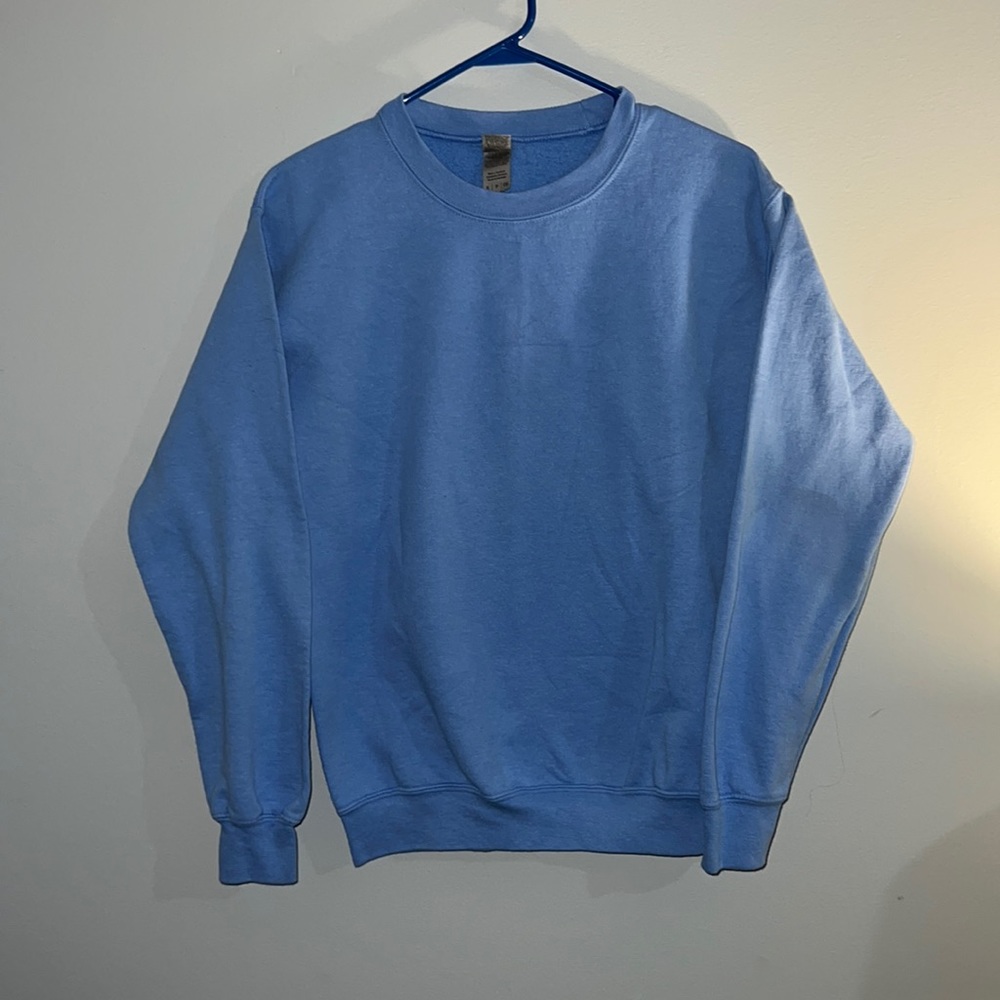 Gildan Crewneck, size small, blue